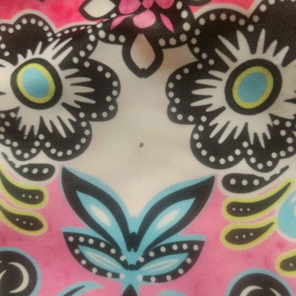 Ekouaer Juniors Flowery Halter Shirred Bikini Set - XL - Picture 7 of 7